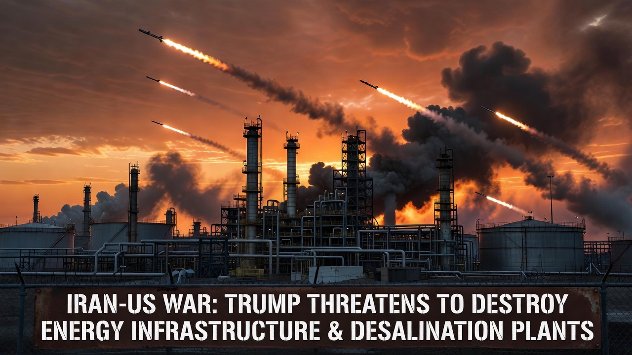 Trump Threatens to Obliterate Iran Energy and Desalination Plants as Ceasefire Collapses