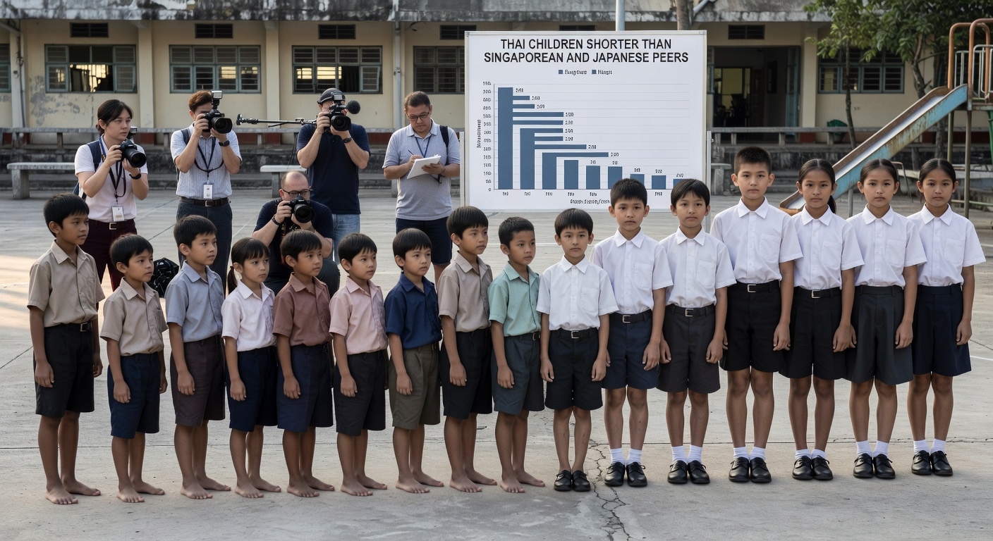 Thai children shorter than Singaporean and Japanese peers