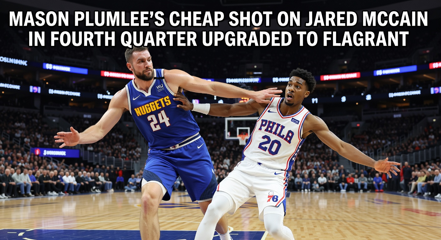 Mason Plumlee's cheap shot on Jared McCain in fourth quarter upgraded to flagrant foul