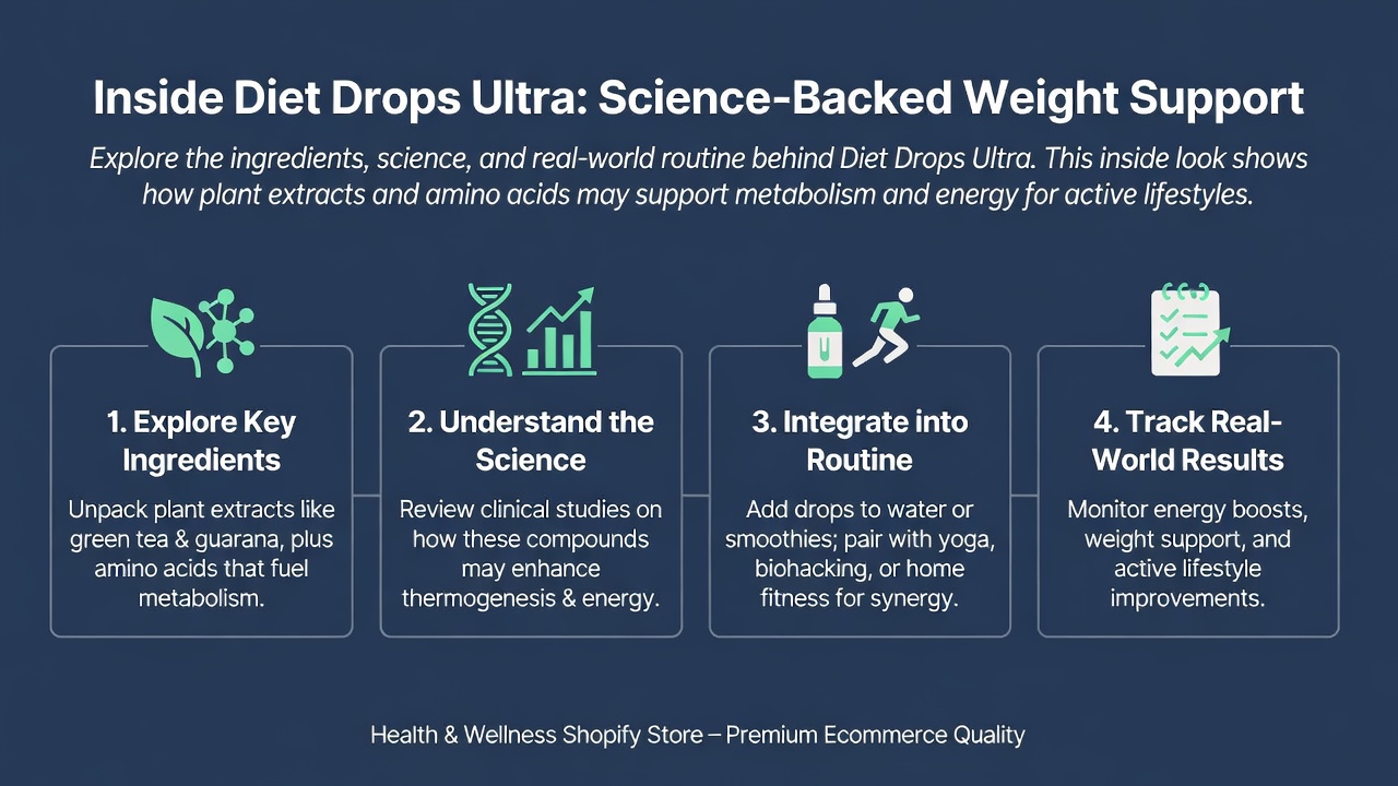 Inside Diet Drops Ultra: Science-Backed Weight Support