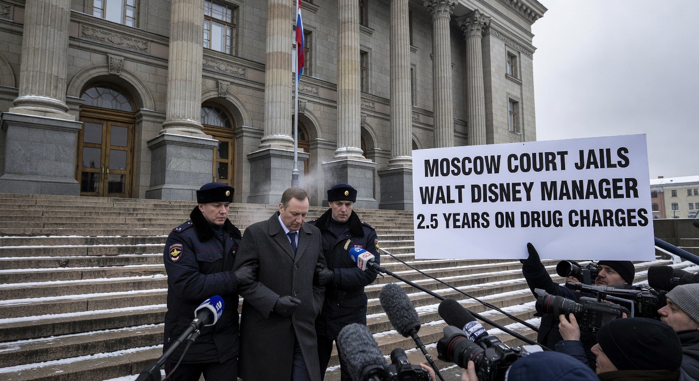 Moscow Court Jails Walt Disney Manager 2.5 Years on Drug Charges