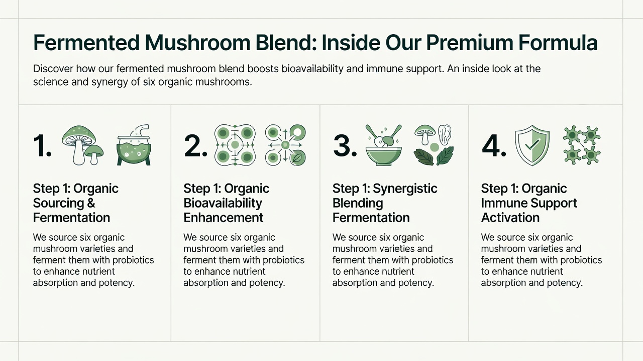 Fermented Mushroom Blend: Inside Our Premium Formula