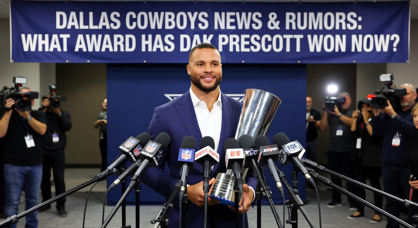 What award has Dak Prescott won now? Dallas Cowboys news and rumors