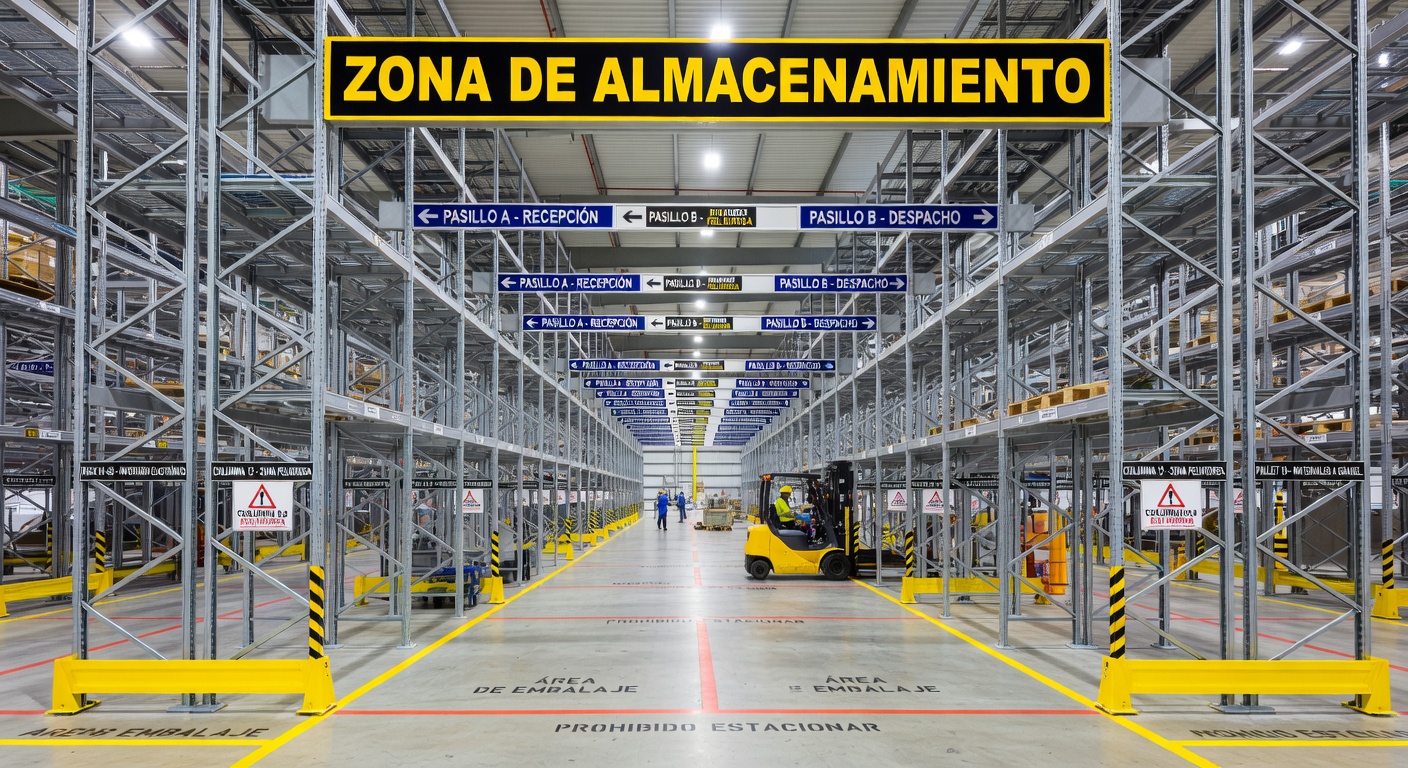 Señales luminosas industriales: Concepto visual