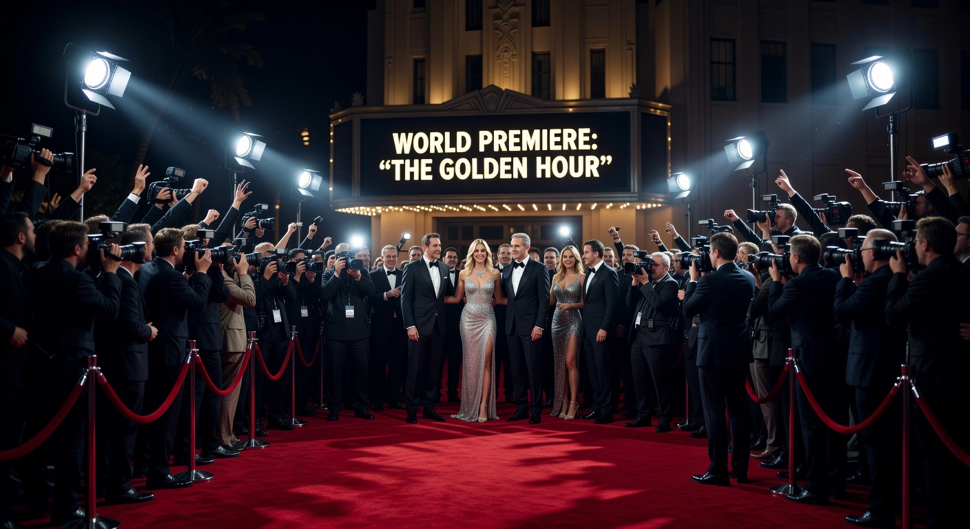 Movie premiere night