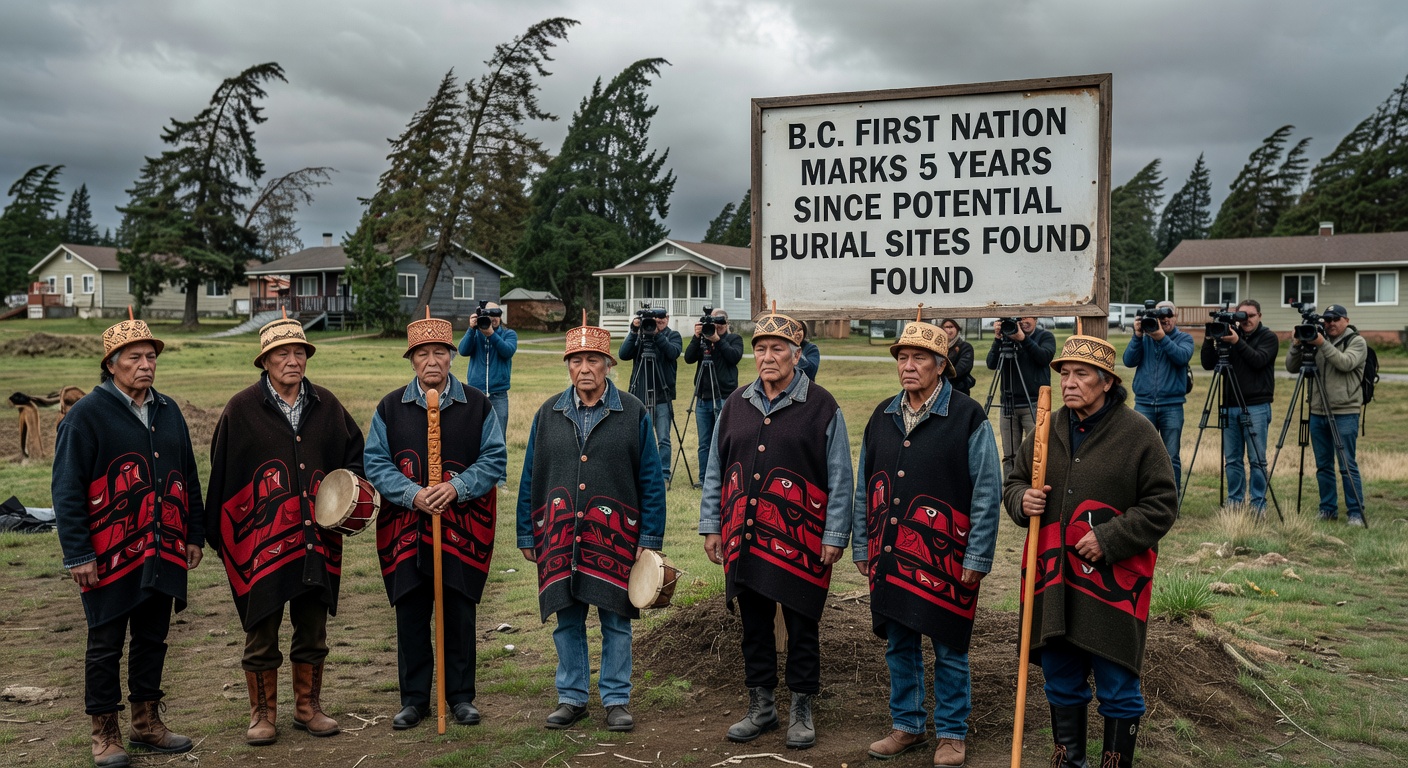 B.C. First Nation marks 5 years since potential burial sites found on grounds of former school