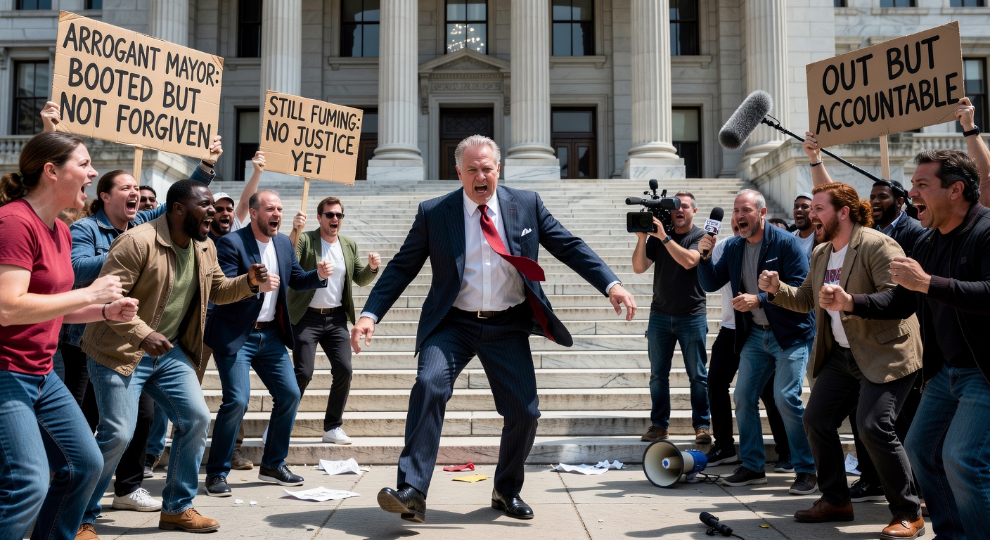 ‘Arrogant’ mayor given the boot, but his critics are still fuming
