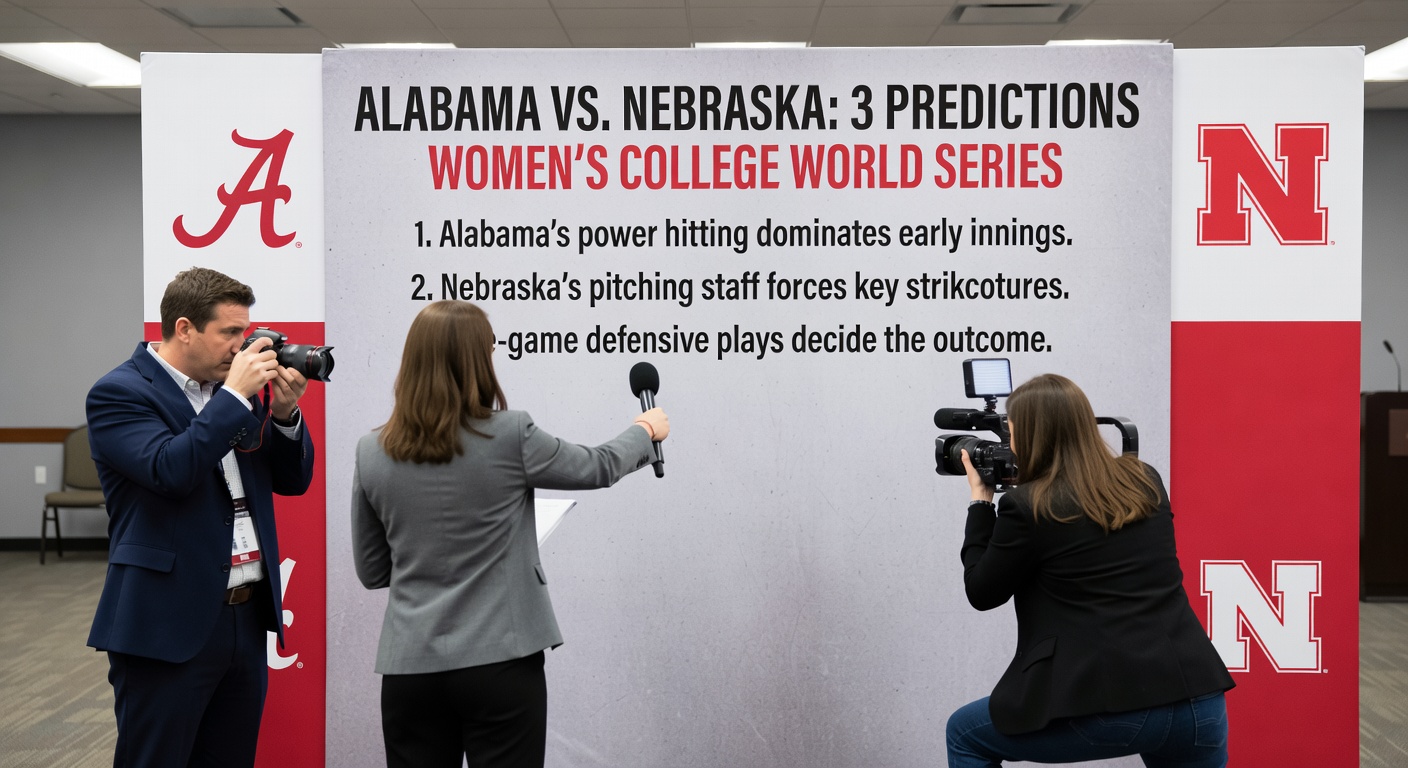 3 predictions for Alabama vs. Nebraska in Women's College World Series