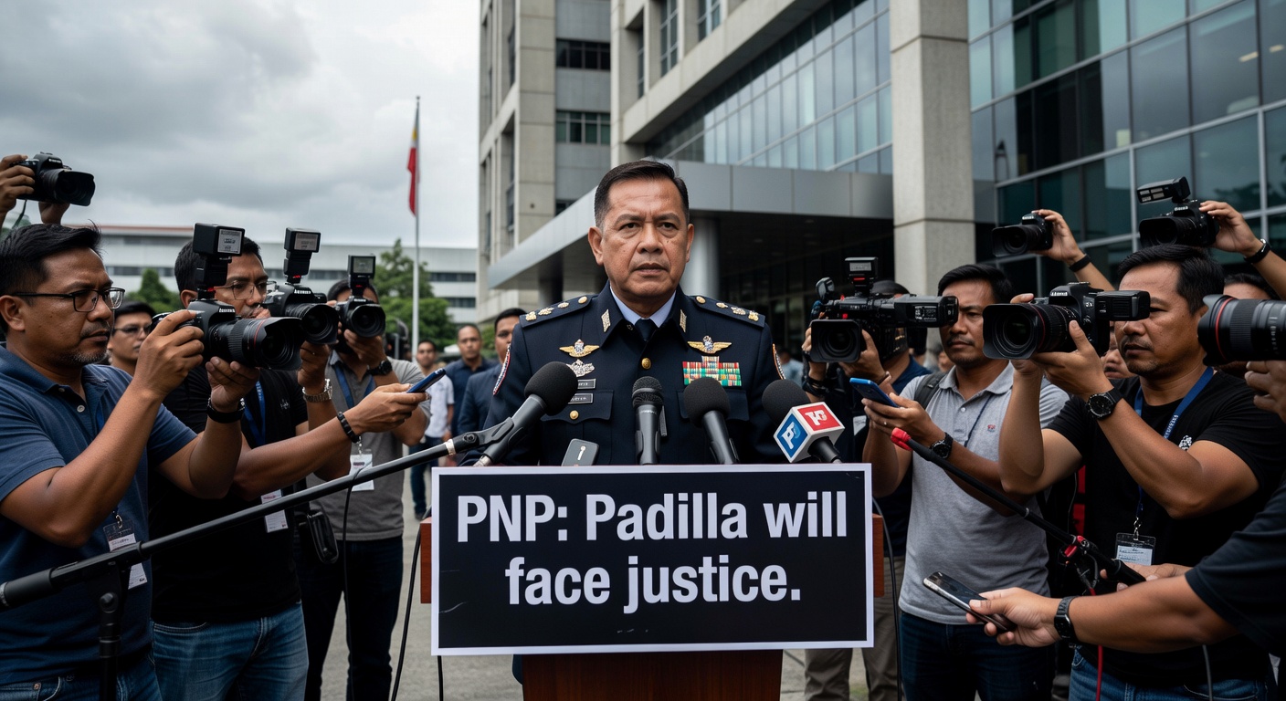 PNP: Padilla will face justice