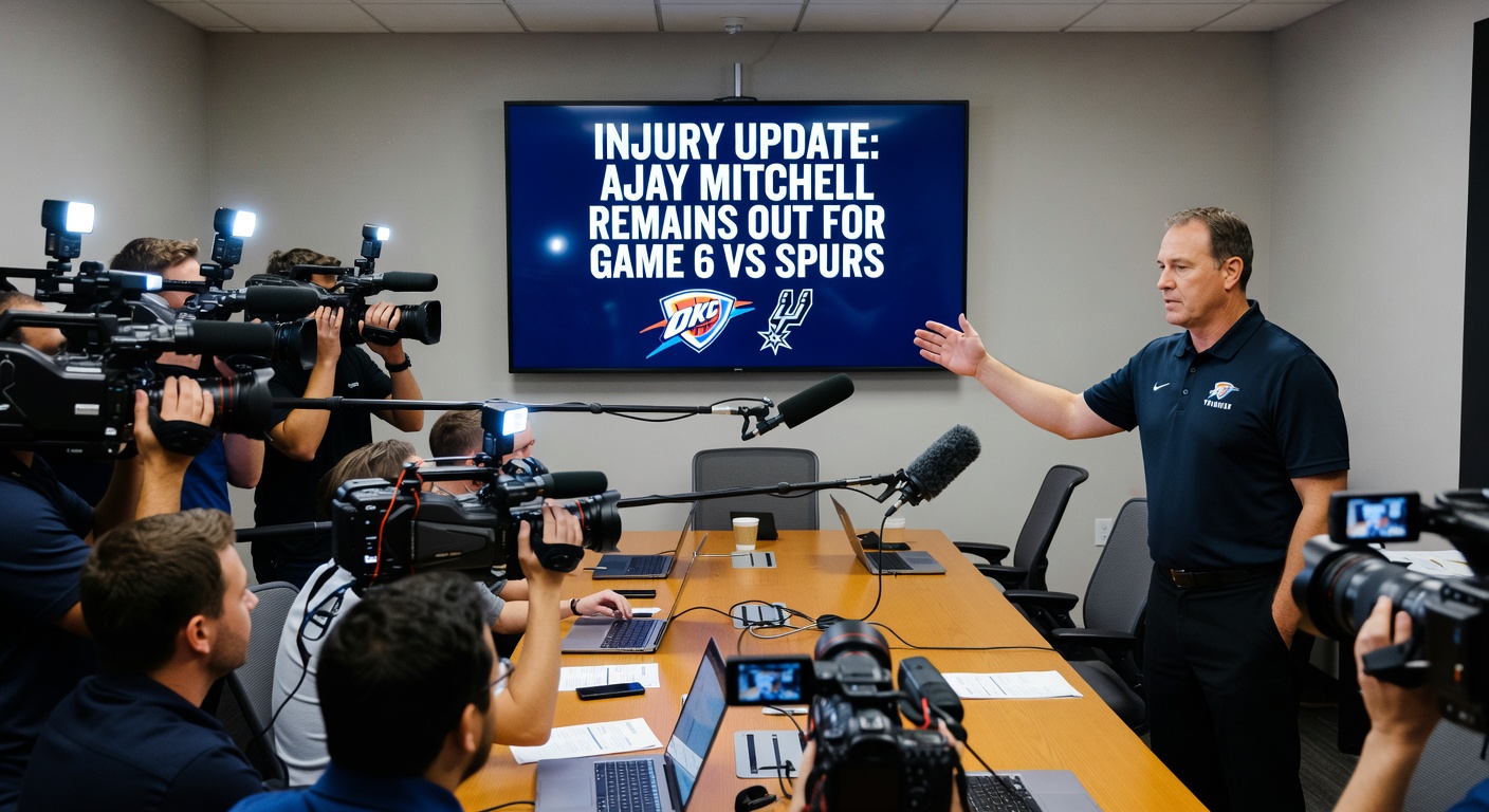 Ajay Mitchell injury update: OKC Thunder guard remains out for Game 6 vs Spurs