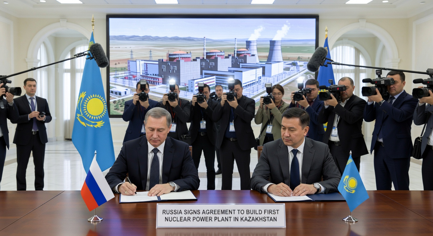 Russia Signs Agreement to Build First Nuclear Power Plant in Kazakhstan