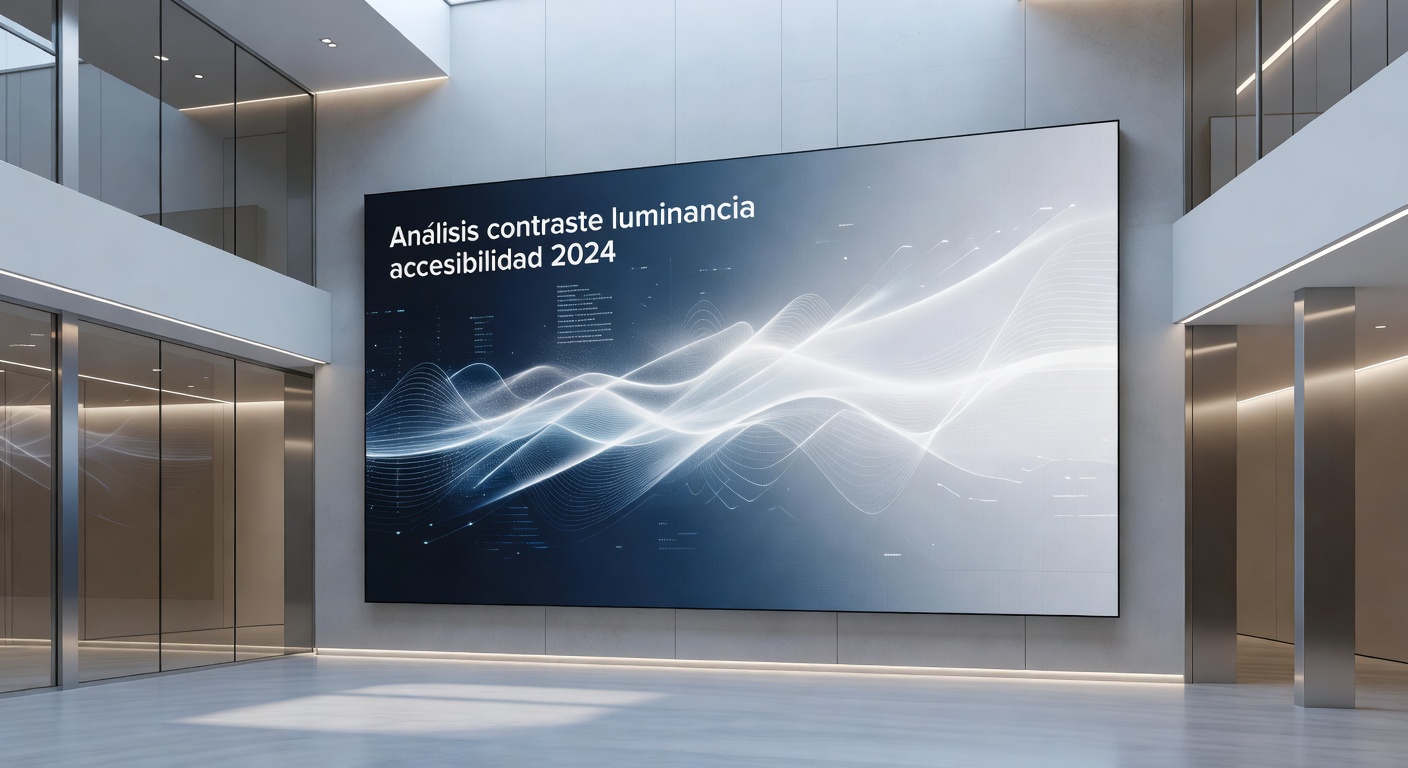 Análisis contraste luminancia accesibilidad 2024: Imagen principal
