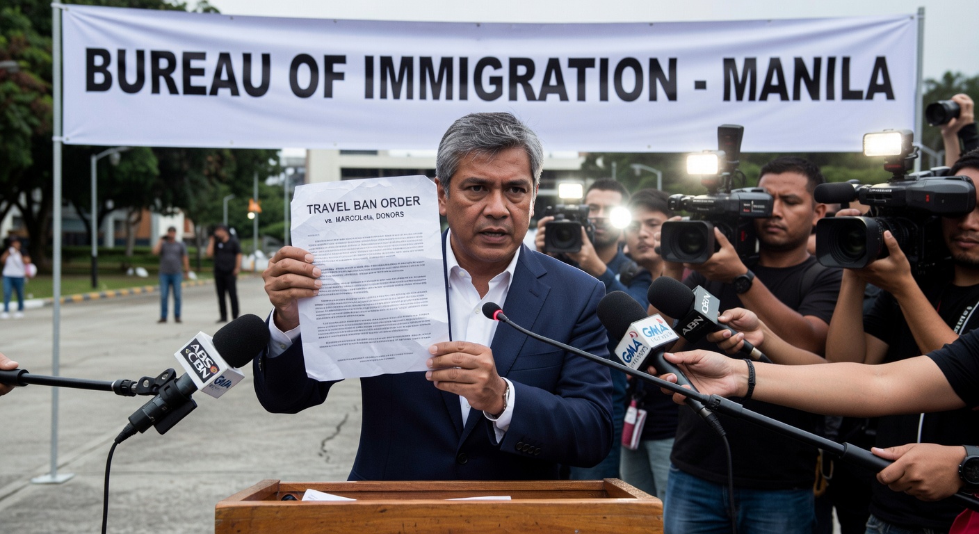 BI secures copy of travel ban vs Marcoleta, donors