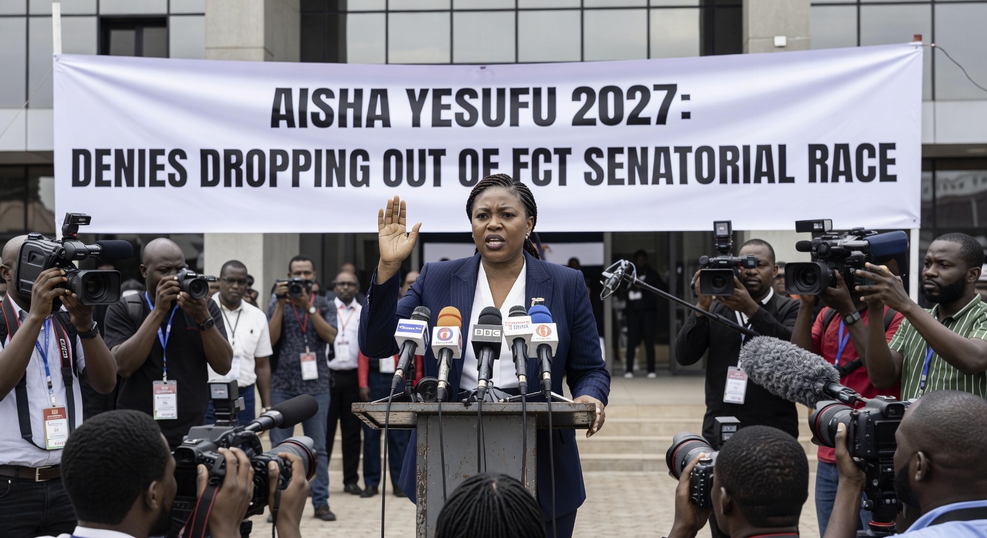 2027: Aisha Yesufu denies dropping out of FCT senatorial race
