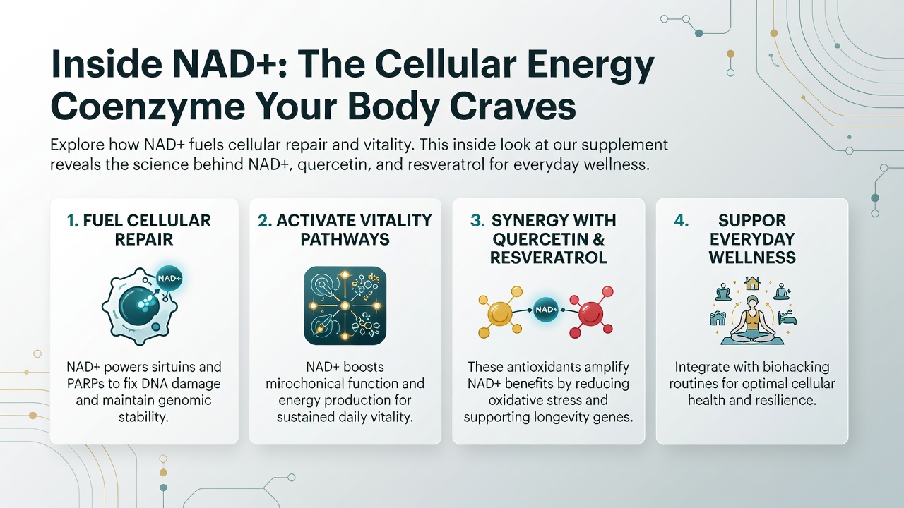 Inside NAD+: The Cellular Energy Coenzyme Your Body Craves