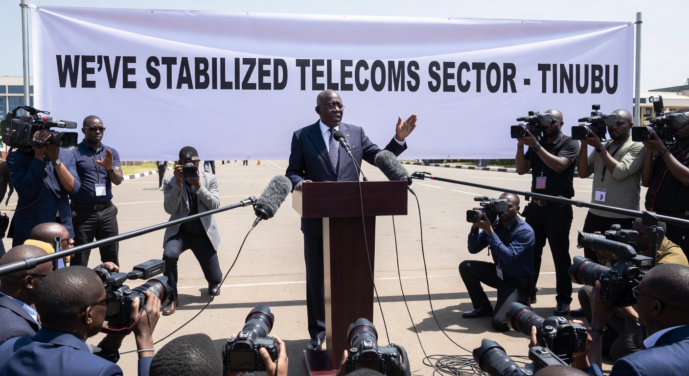 We’ve stabilized telecoms sector -Tinubu