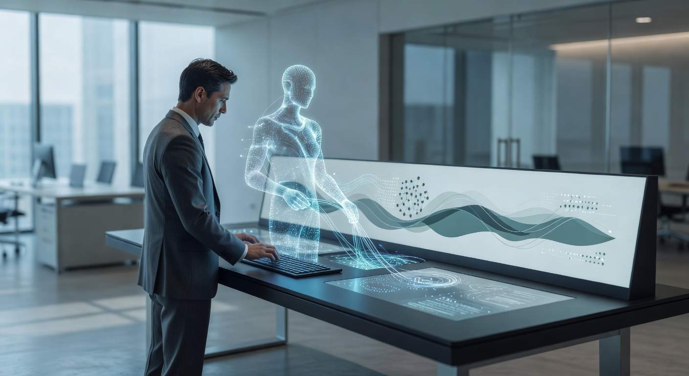 Human-in-the-loop workflows enterprise AI collaboration illustration