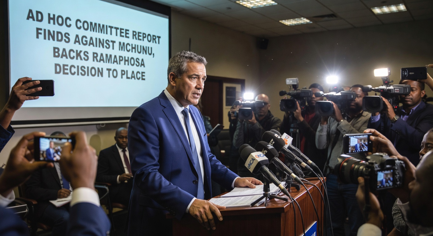 Ad hoc committee report finds against Mchunu, backs Ramaphosa decision to place him on leave