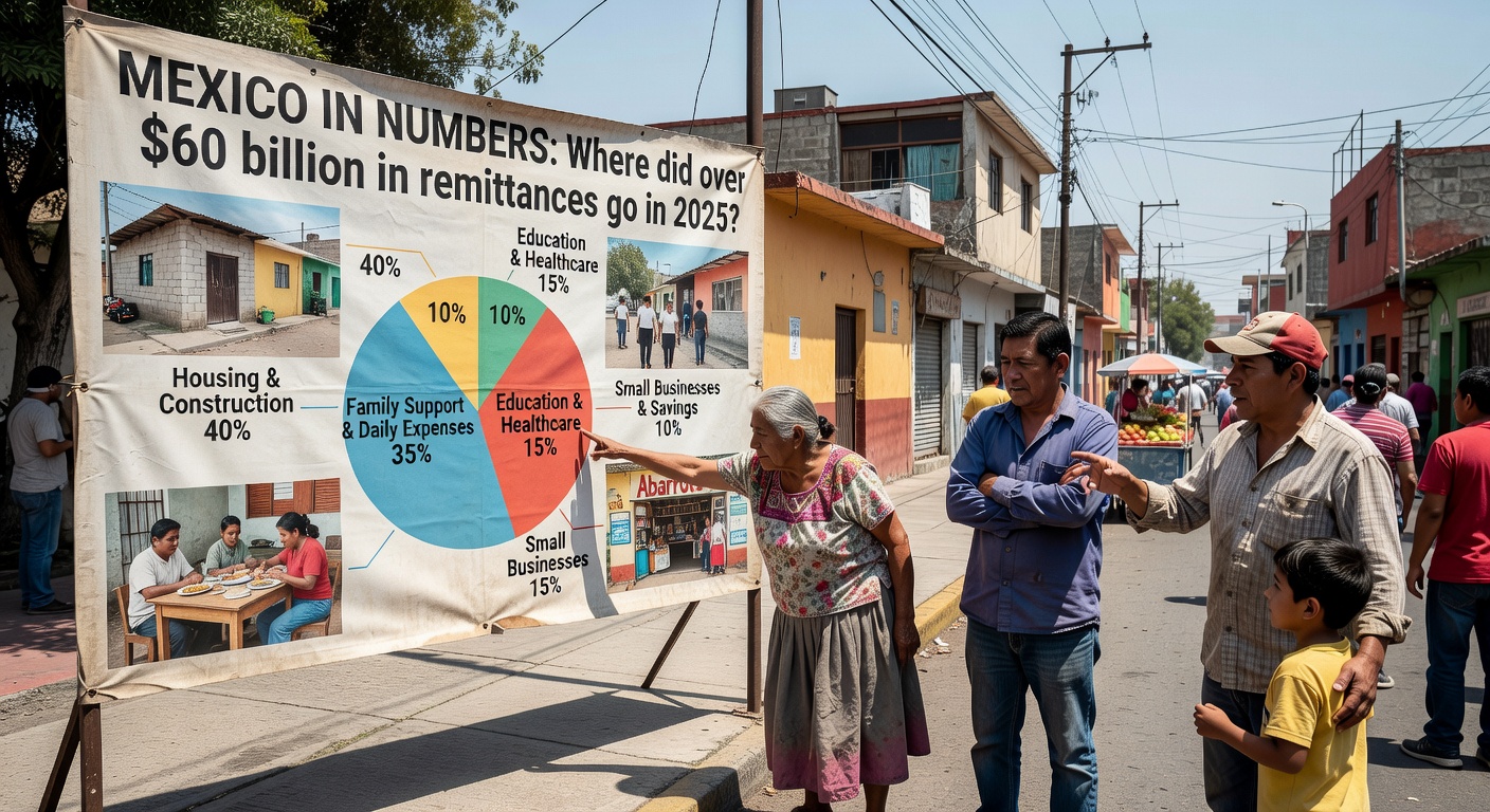 Mexico in Numbers: Where did over $60 billion in remittances go in 2025?
